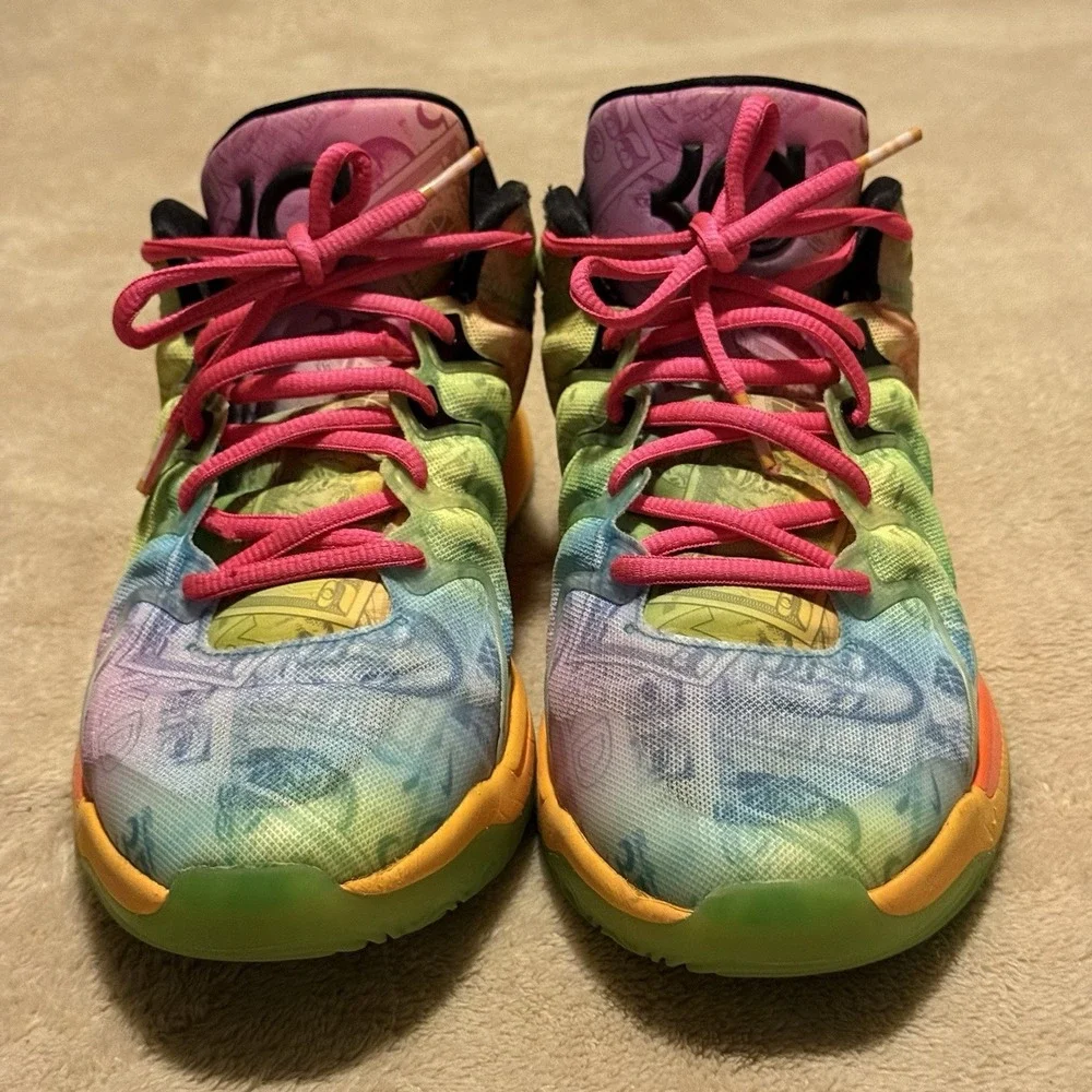 Nike KD 17 Basketball Shoes Easy Money All-Star HF1811-700 Men's Size 9